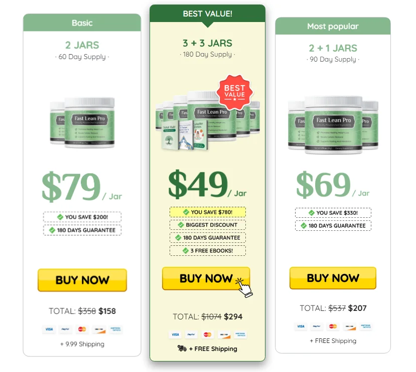 Buy Fast Lean Pro 6 Bottles